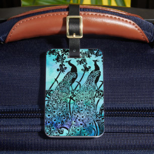 Peacocks Luggage Tag