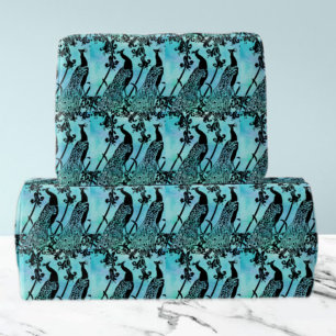 Peacocks Wrapping Paper