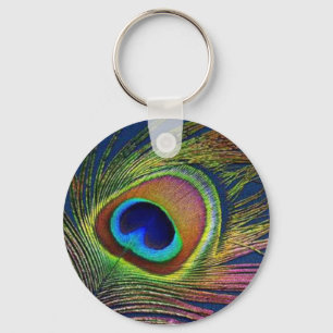 peacocky key ring