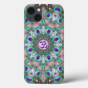 Peacolia Purple Om Symbol iPad Cases