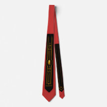 PEAFDOVE® RED GOLDEN EGG TIE — MAIN CHARACTER MAN