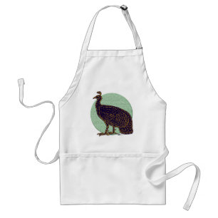 Peafowl: Impressionistic Congo Hen Standard Apron
