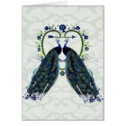 PEAFOWL peacock love heart personalised
