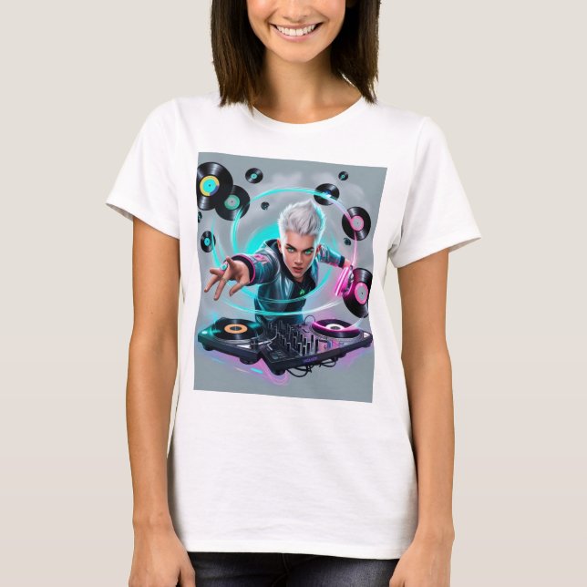 Peak Beats: DJ on the Summit" T-Shirt (Front)