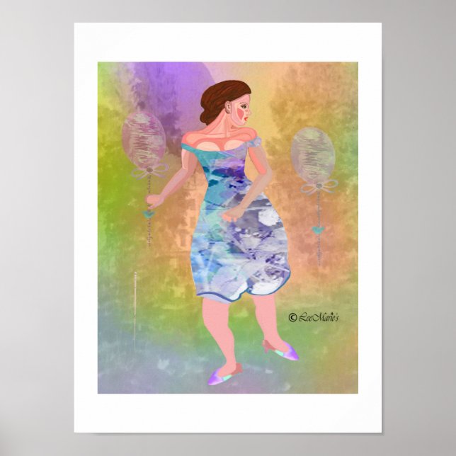 Peak Behind LeeMarie's creative design Poster (Front)