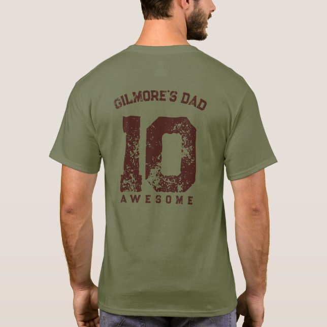 Peak Dad Performance Shirt Funny Father's Day Gift (Back)