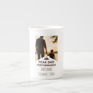 Peak Dad Performance Shirt Funny Father's Day Gift Bone China Mug