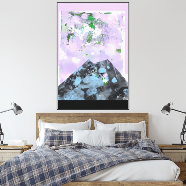 Peak Decisions Canvas Print (Insitu (Bedroom))