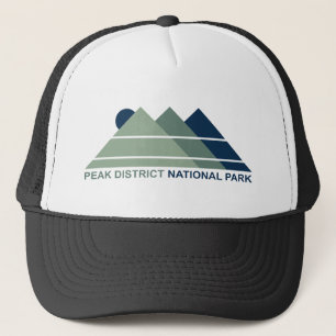 Peak District National Park Mountain Sun Trucker Hat