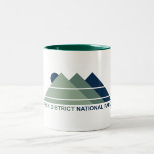 Peak District National Park Mountain Sun Two-Tone Coffee Mug