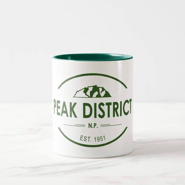 Peak District National Park Two-Tone Coffee Mug (Center)