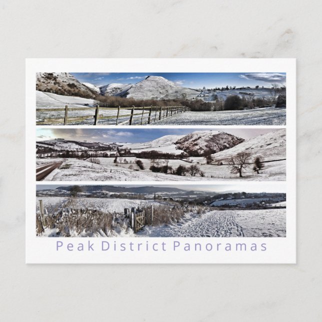 Peak District Panoramas Postcard (Front)