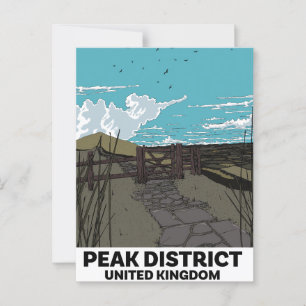 Peak District United Kingdom Postcard