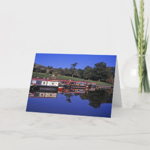 Peak Forest Canal Derbyshire England Thank You Card