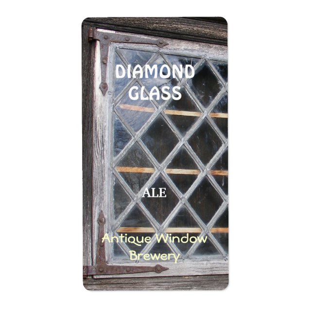 Peak House Window ~ Beer bottle Label (Front)