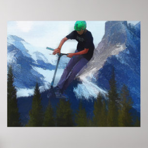 Peak Performance - Scooter Boy   Poster