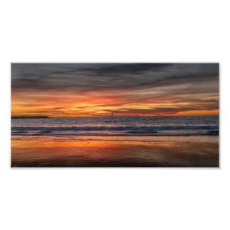 Peak Sunset - Marina Del Rey, CA Photo Print