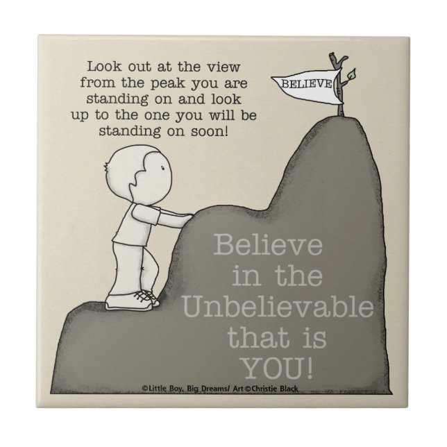 Peak to Peak Ceramic Tile (Front)