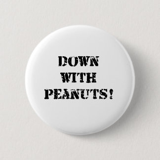 Peanut Allergy 6 Cm Round Badge