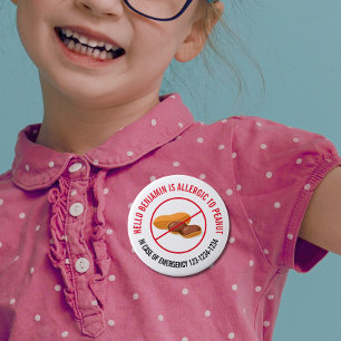 Peanut Allergy Badge 
