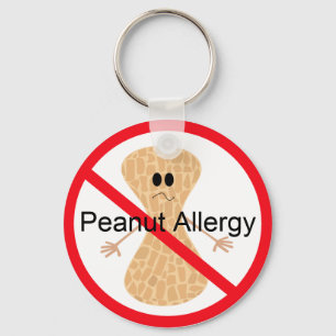 Peanut Allergy Keychain
