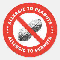 Peanut allergy warning food alert