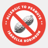 Peanut allergy with custom name