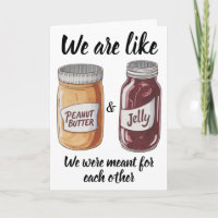 Peanut and jelly jars anniversary