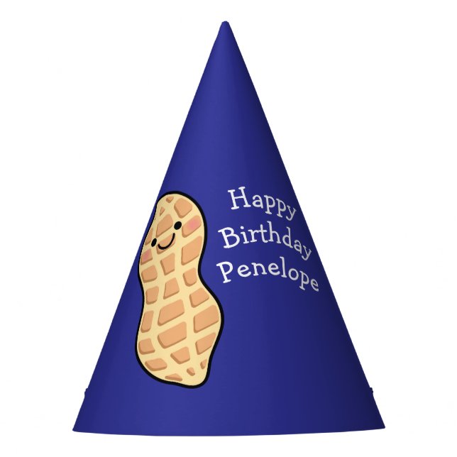 Peanut Birthday Party Kids Cute Nut Cartoon Hat (Front)