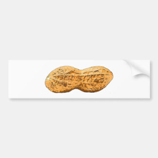 peanut bumper sticker