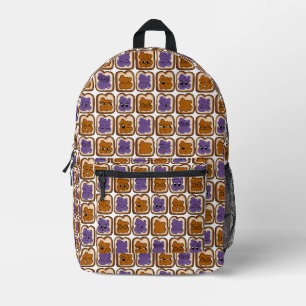 Peanut Butter and Jelly Backpack Book Bag School