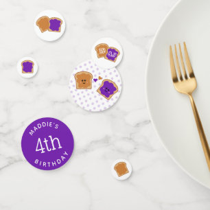 Peanut Butter and Jelly Birthday Party Confetti