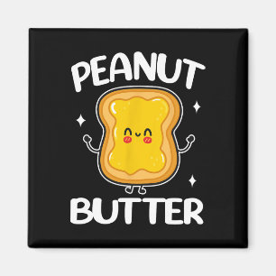 Peanut Butter And Jelly Couple Matching Halloween Magnet