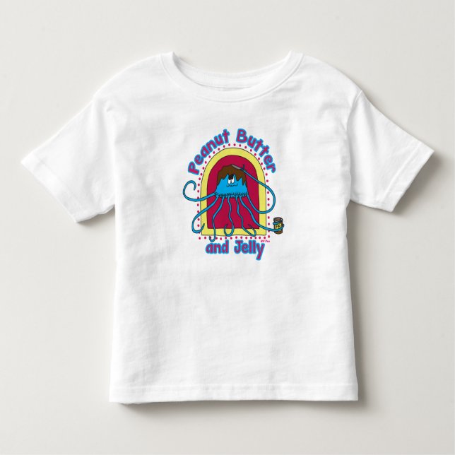 Peanut Butter and Jelly Fish Toddler T-Shirt (Front)
