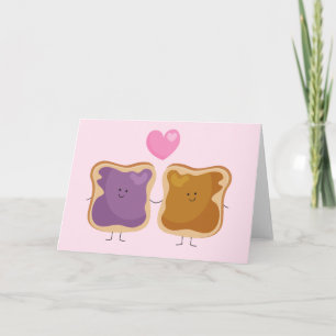 Peanut Butter and Jelly Love Card