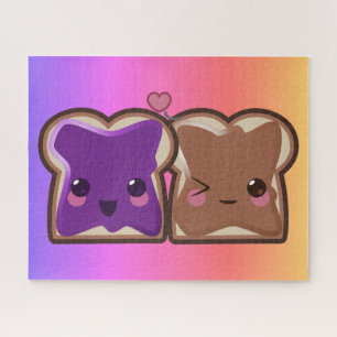 Peanut Butter and Jelly Love Jigsaw Puzzle