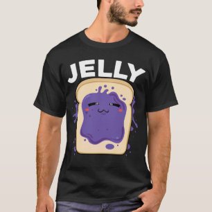 Peanut Butter And Jelly Matching Couple Friend Foo T-Shirt