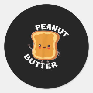 Peanut Butter And Jelly Matching Couple Funny Cool Classic Round Sticker