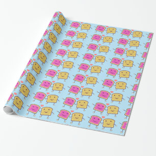 Peanut Butter and Jelly Pals Wrapping Paper