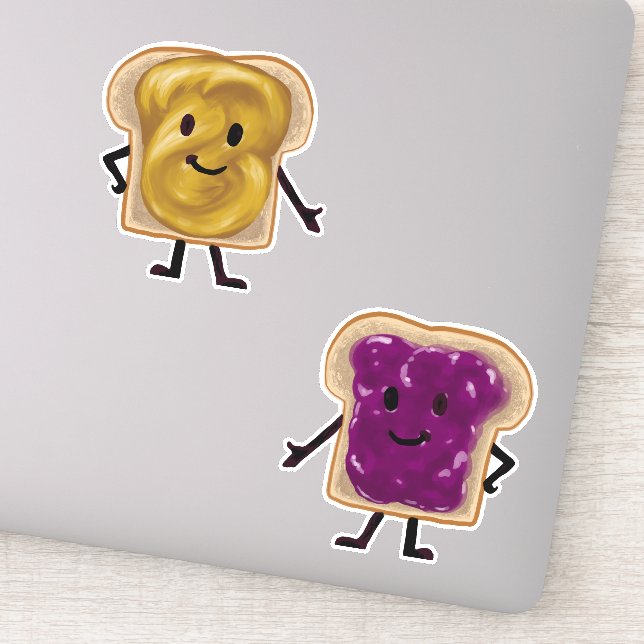 Peanut Butter and Jelly Sandwich Buddies (Detail)