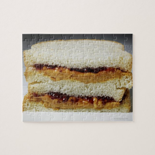 Peanut butter and jelly sandwich. jigsaw puzzle (Horizontal)