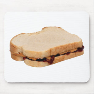 Peanut Butter and Jelly Sandwich Mouse Pad