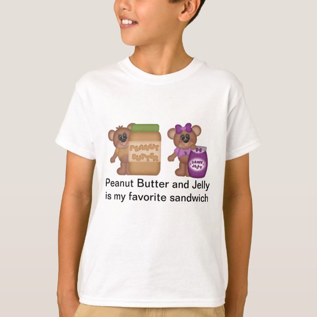 Peanut Butter and Jelly Sandwich T-Shirt (Front)