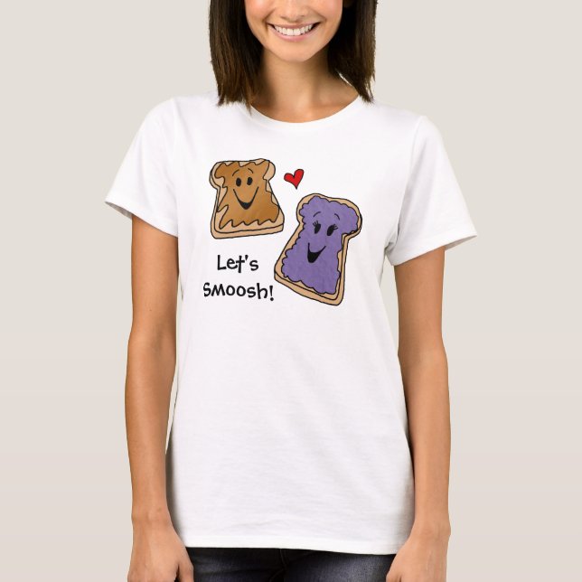 Peanut butter and jelly Smoosh t-shirt (Front)
