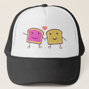 Peanut Butter and Jelly Trucker Hat