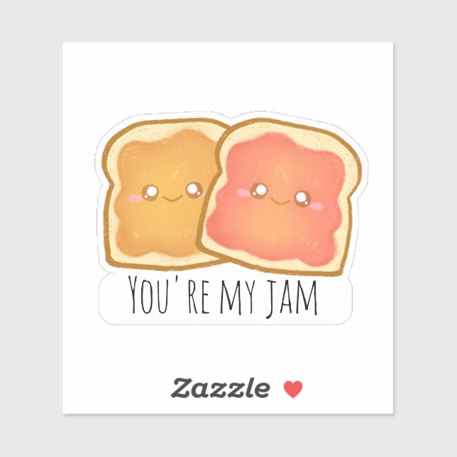 Peanut Butter And Strawberry Jelly Toast (Sheet)