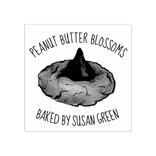 Peanut Butter Blossom Cookies Homemade Baked By Rubber Stamp