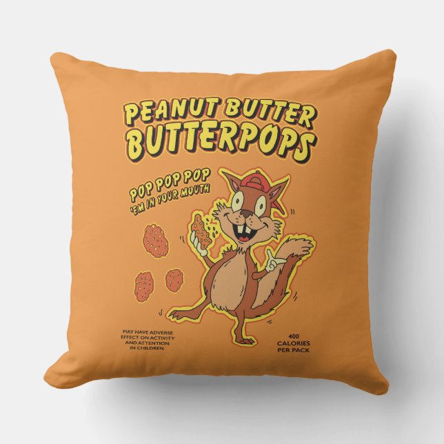 Peanut Butter Butterpops Cushion (Front)