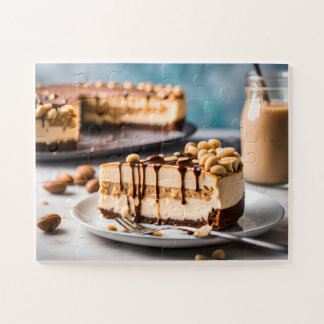 Peanut Butter Cheesecake Jigsaw Puzzle