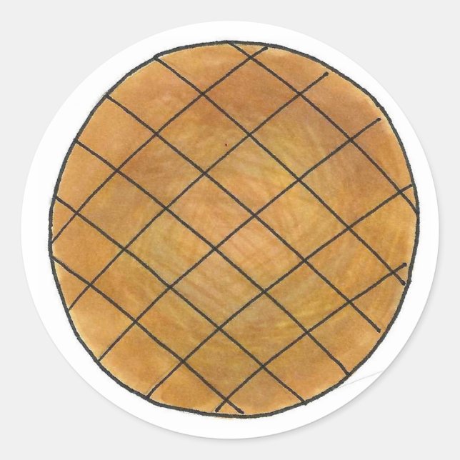 Peanut Butter Cookie Baking Bake Sale Stickers (Front)